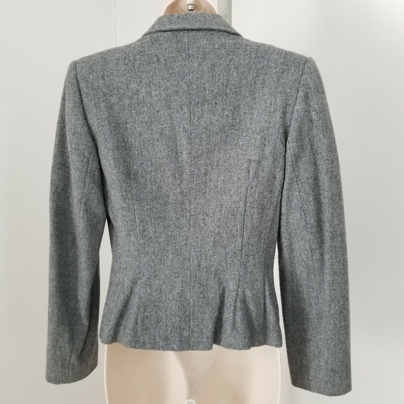 Country Suburbans Grey Jacket Petite Size 6 - Picture 3 of 7